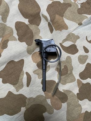US WW2 MKII Grenade Fuze Set With Metal Spoon &amp; Ring