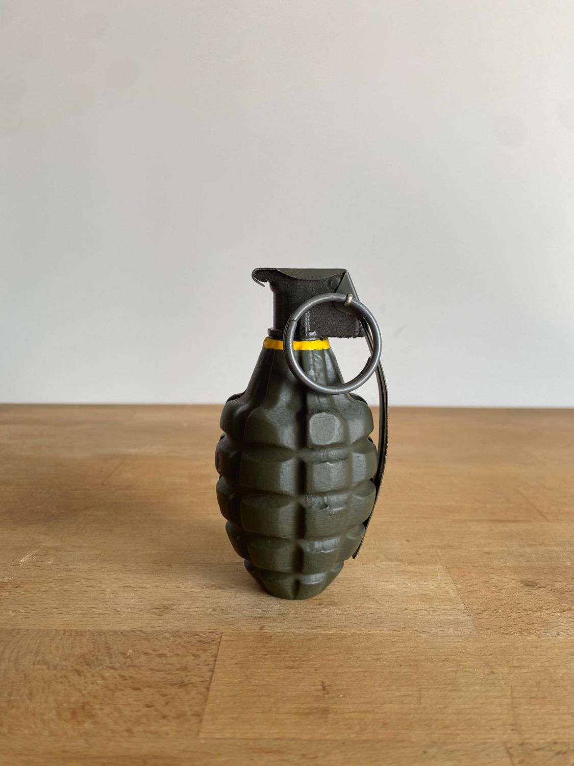 390g Loaded US WW2 MKII Frag Grenade Reproduction With Metal Spoon &amp; Ring