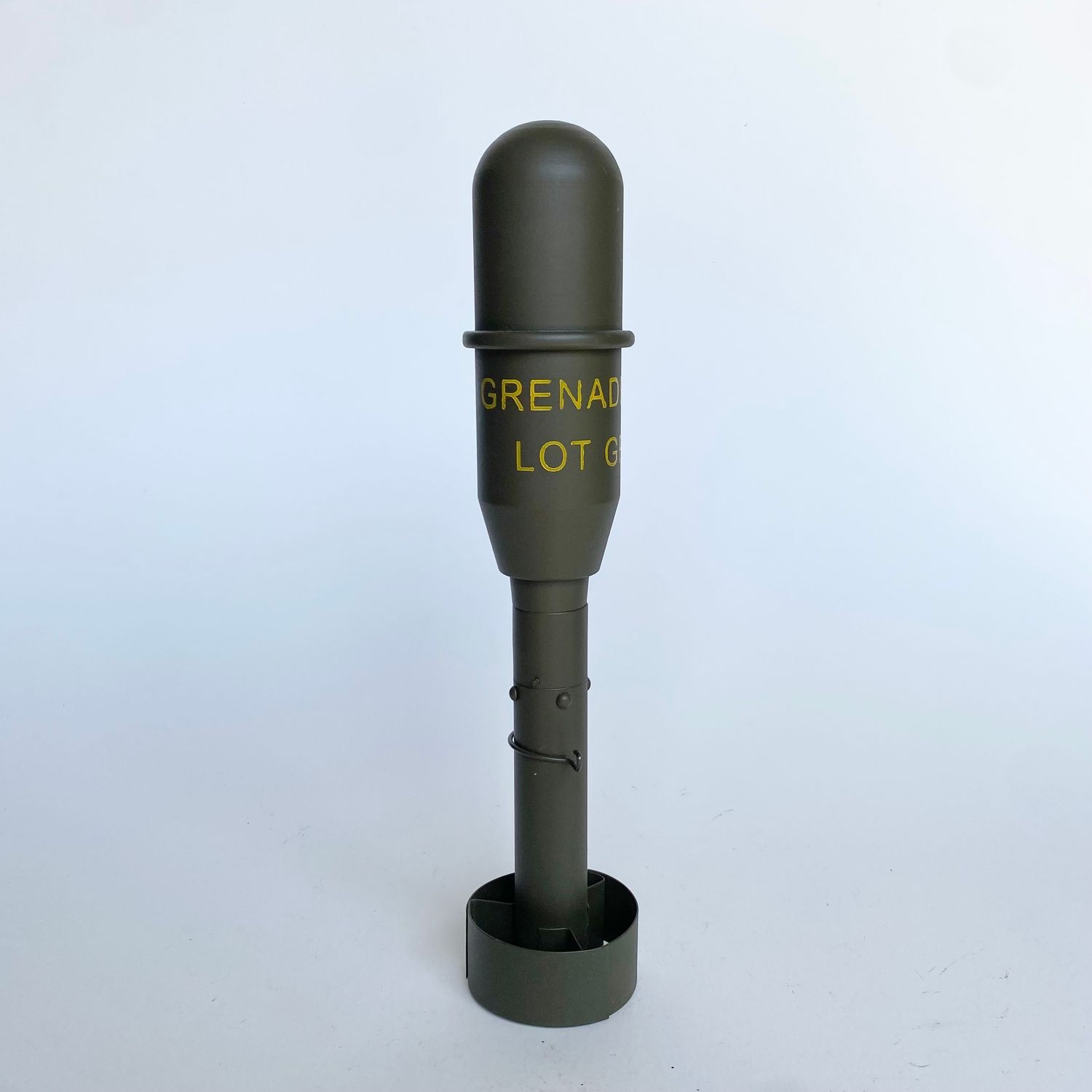 US WW2 M9A1 Rifle Grenade - OD Green (PVC &amp; Metal Reproduction)