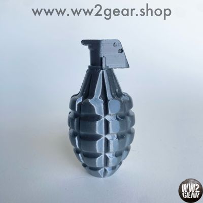 US WW2 MKII Frag Grenade Reproduction - Body Only (Metal Grey Color)