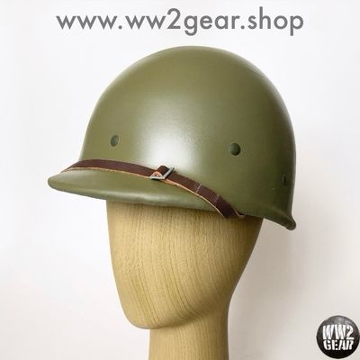 WW2 US Hawley Fibre Liner Reproduction with Rayon Webbing &amp; Headband - Size 61cm