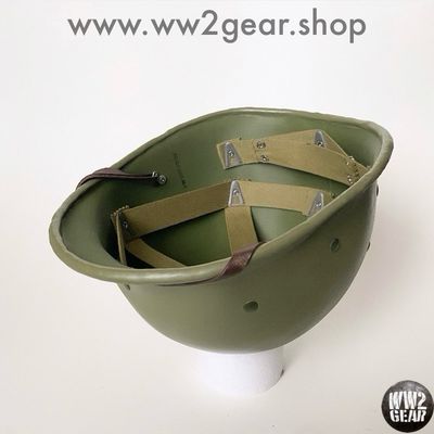 WW2 US Hawley Fibre Liner Reproduction with HBT Webbing