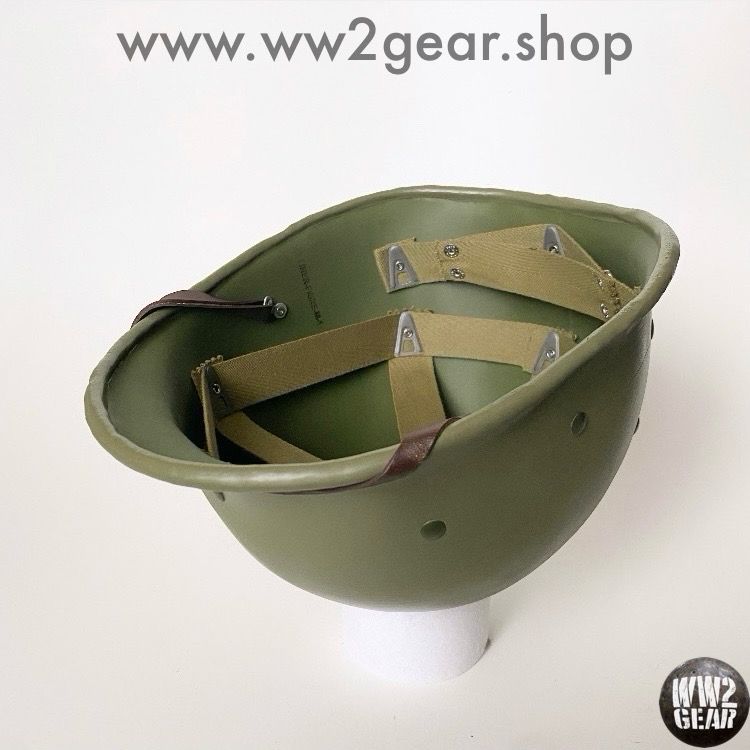 WW2 US Hawley Fibre Liner Reproduction with HBT Webbing