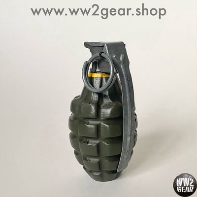 420g Loaded US WW2 MKII Frag Grenade Reproduction With Metal Spoon &amp; Ring