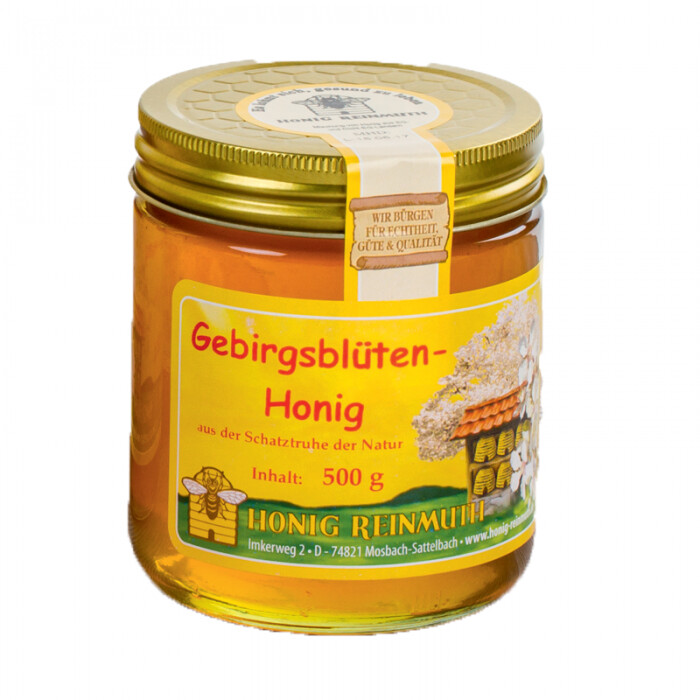 Gebirgsblütenhonig, cremig 500 g Gebirgsblütenhonig, cremig 500 g