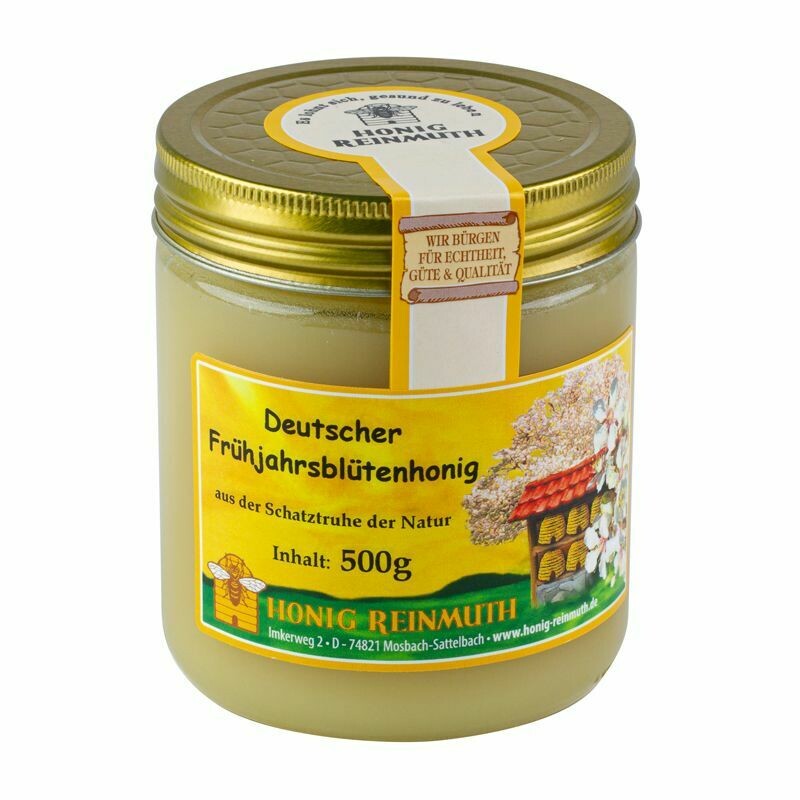 Deutscher Frühjahrs-Blütenhonig 500 g Deutscher Frühjahrs-Blütenhonig 500 g