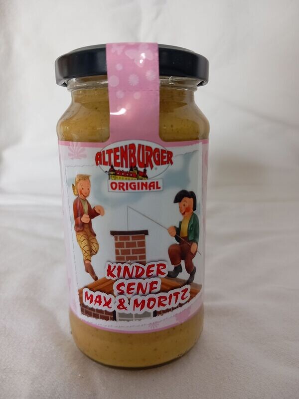 Kinder Senf Kinder Senf "Max & Moritz" – rosa – süß 200 ml - ACHTUNG MHD: 30.11.2023