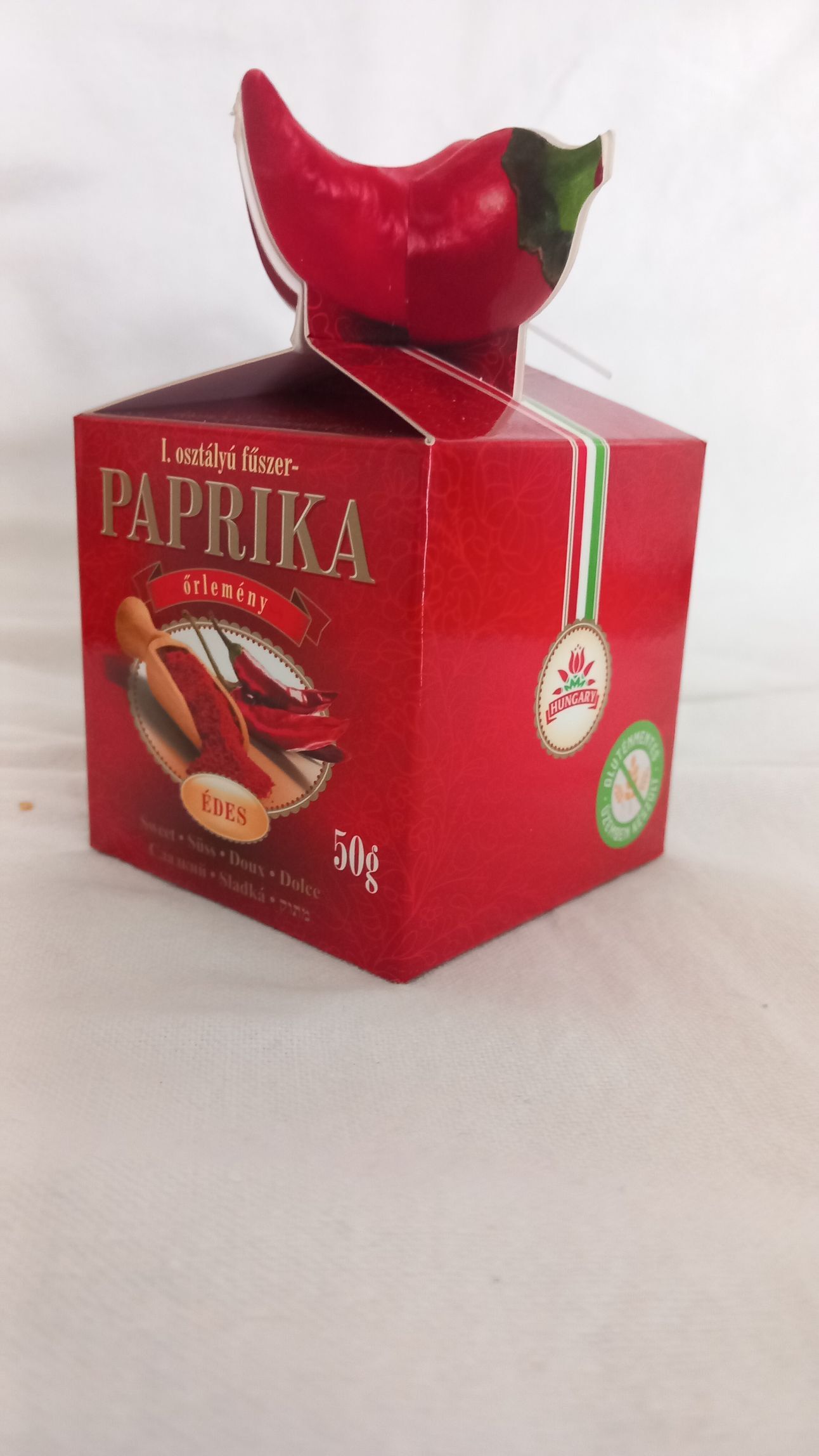 Paprikapulver - Geschenkbox süß – rot - 50 gr - ACHTUNG MHD: 20.01.2025