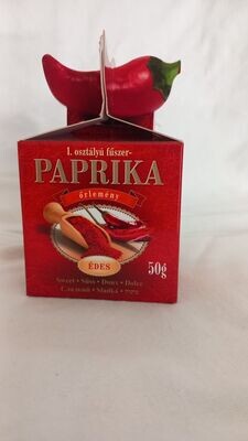 Paprikapulver - Geschenkbox süß – rot - 50 gr