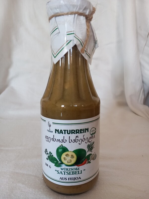 Sauce - Satsebeli aus Fejoa - 330 ml. - Georgien Sauce - Satsebeli aus Fejoa - 330 ml. - Georgien