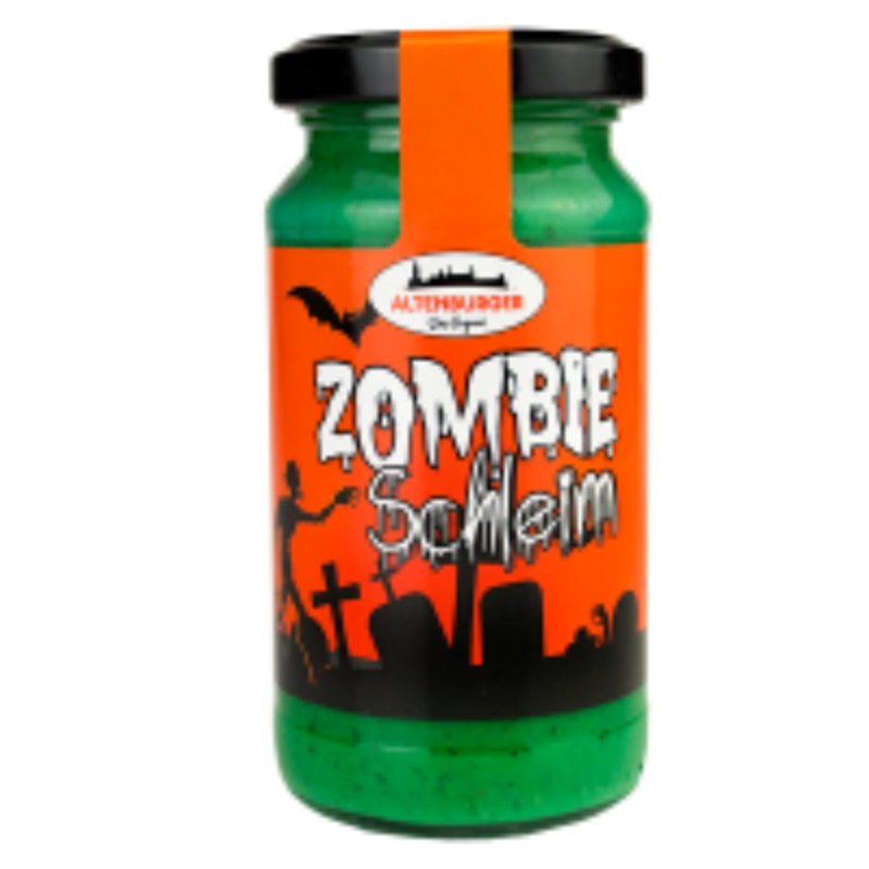 Senf - Zombi Senf - 200 gr. Glas - Ideal für Halloween