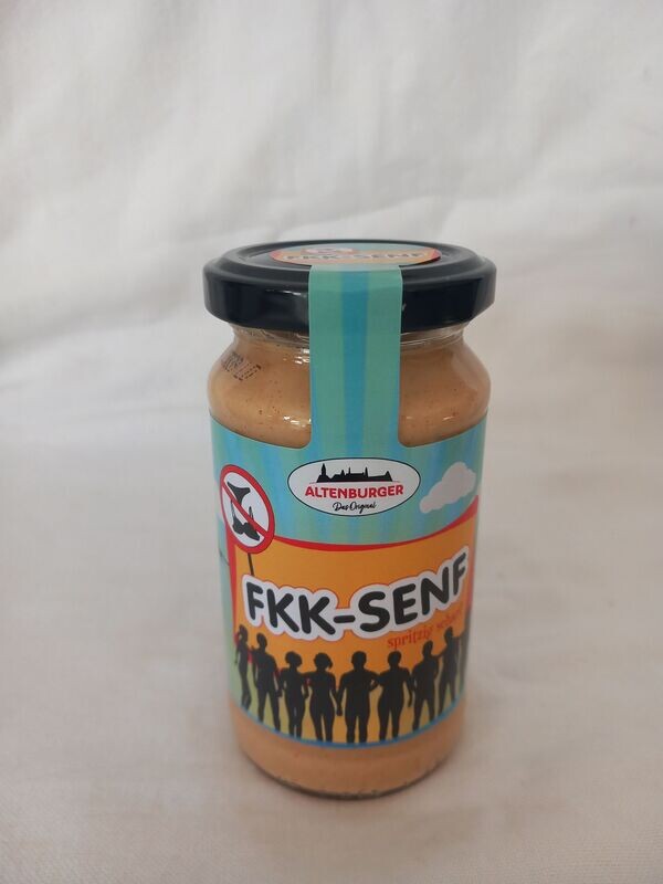 FKK Senf - scharf - 200 ml Glas FKK Senf - scharf - 200 ml Glas