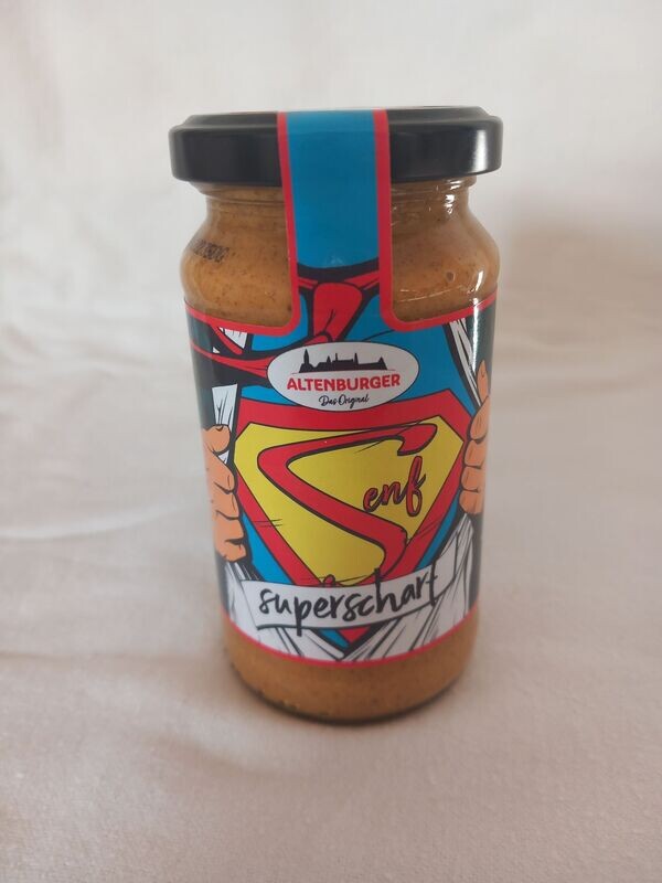 Superscharfer Senf 200 ml Glas Superscharfer Senf 200 ml Glas
