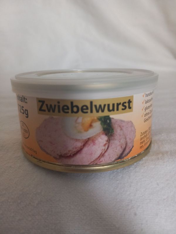 ​​Zwiebelwurst von der Ostalb 125 gr.