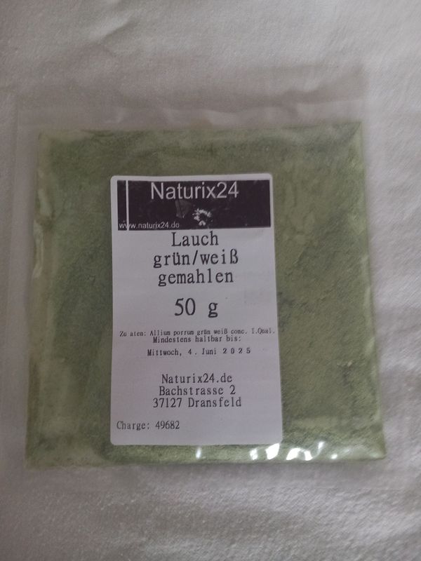 Lauchpulver, Lauch gemahlen 50 gr Lauchpulver, Lauch gemahlen 50 gr
