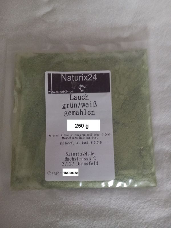 Lauchpulver, Lauch gemahlen 250 gr Lauchpulver, Lauch gemahlen 250 gr
