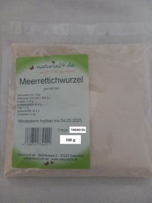 Meerrettich gemahlen 100 gr. Meerrettich gemahlen 100 gr.