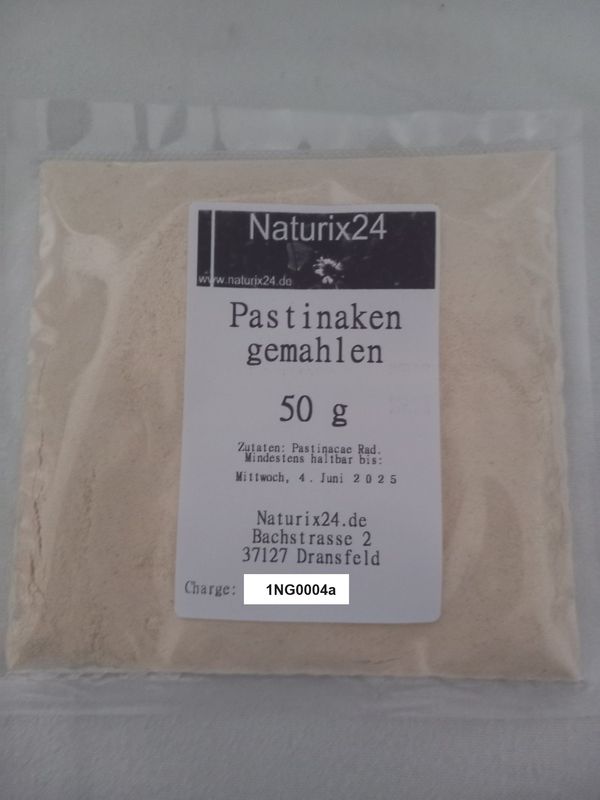 Pastinaken gemahlen 50 gr. Pastinaken gemahlen 50 gr.
