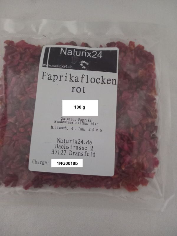 Paprikaflocken 100 gr.