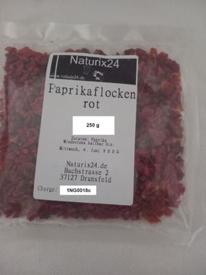 Paprikaflocken 250 gr. Paprikaflocken 250 gr.