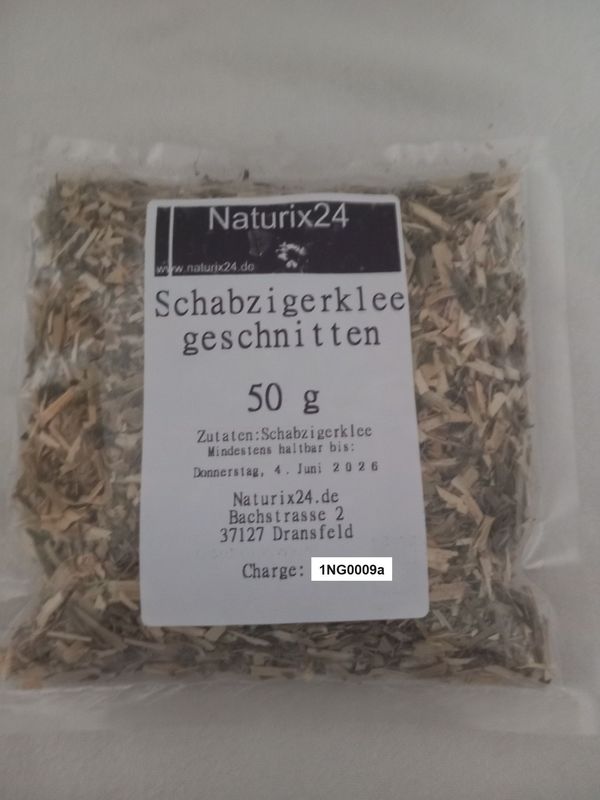 Schabzigerklee geschnitten 50 gr. Schabzigerklee geschnitten 50 gr.