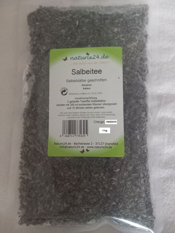Salbeiblätter geschnitten 1kg Salbeiblätter geschnitten 1kg