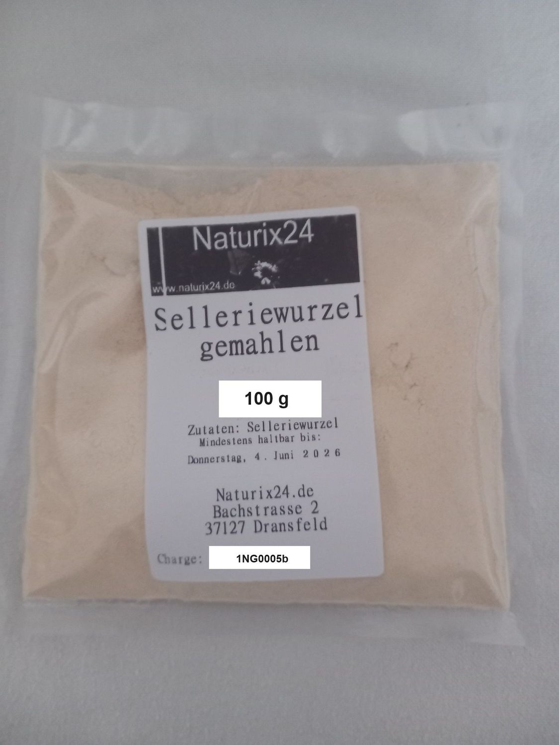 Selleriewurzel gemahlen 100 gr