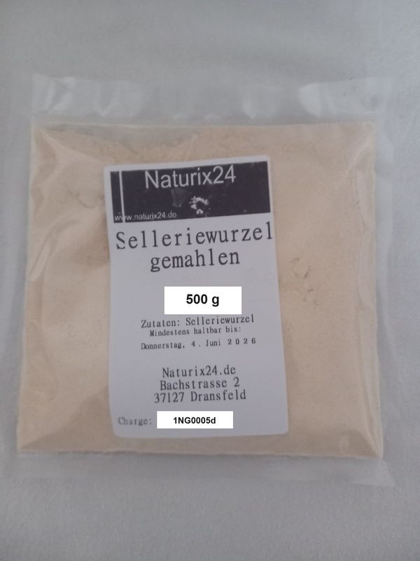 Selleriewurzel gemahlen 500 gr Selleriewurzel gemahlen 500 gr