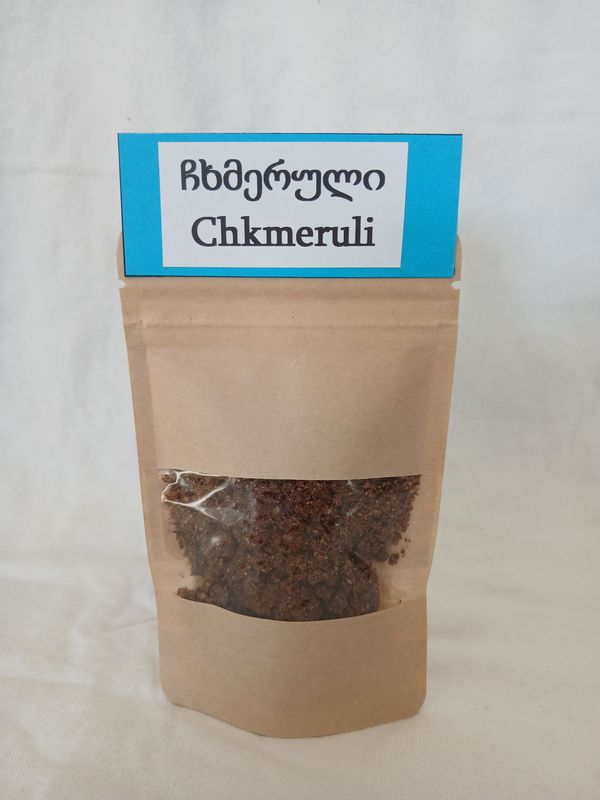 Gewürze für Chkmeruli – 50 gr. Beutel – Wiederverschließbar – Georgien Gewürze für Chkmeruli – 50 gr. Beutel – Wiederverschließbar – Georgien