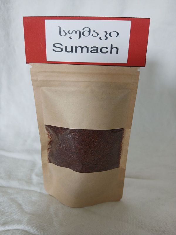 Sumach – 50 gr. Beutel – Wiederverschließbar – Georgien Sumach – 50 gr. Beutel – Wiederverschließbar – Georgien