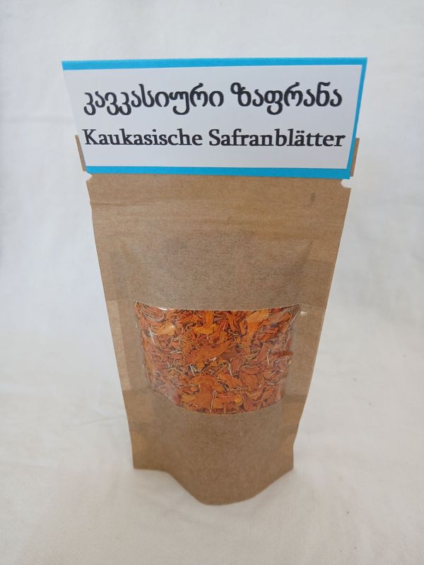KAUKASISCHER SAFRAN (TAGETESBLÜTEN) – 10 gr. Beutel – Wiederverschließbar – Georgien