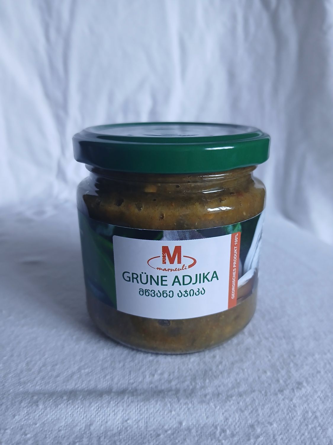 Adjika, pastöse Würzsauce – 210 gr. - Grün. - Georgien
