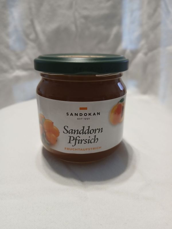 Fruchtaufstrich Sanddorn Pfirsich 225 g Fruchtaufstrich Sanddorn Pfirsich 225 g