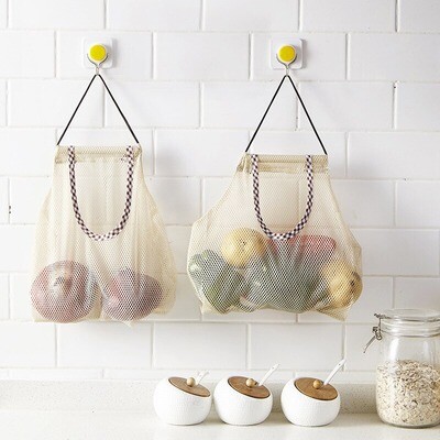 Hanging Mesh Storage Bag (3-Pieces)