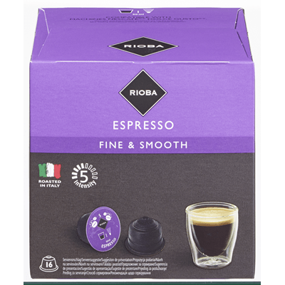 Café espresso RIOBA 16 cápsulas