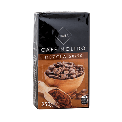 Café molido mezcla RIOBA 250g 4 ud