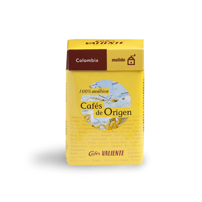 Café molido colombiano VALIENTE 250 g