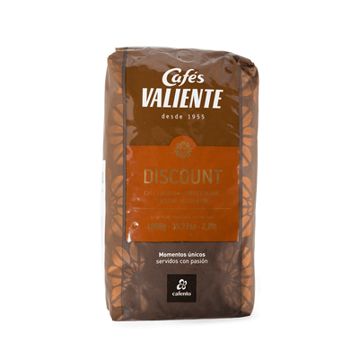 Cafés VALIENTE DISCOUNT 1 Kg grano