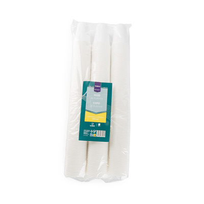 Pack 300 gots plàstic d'un sol ús 220ml