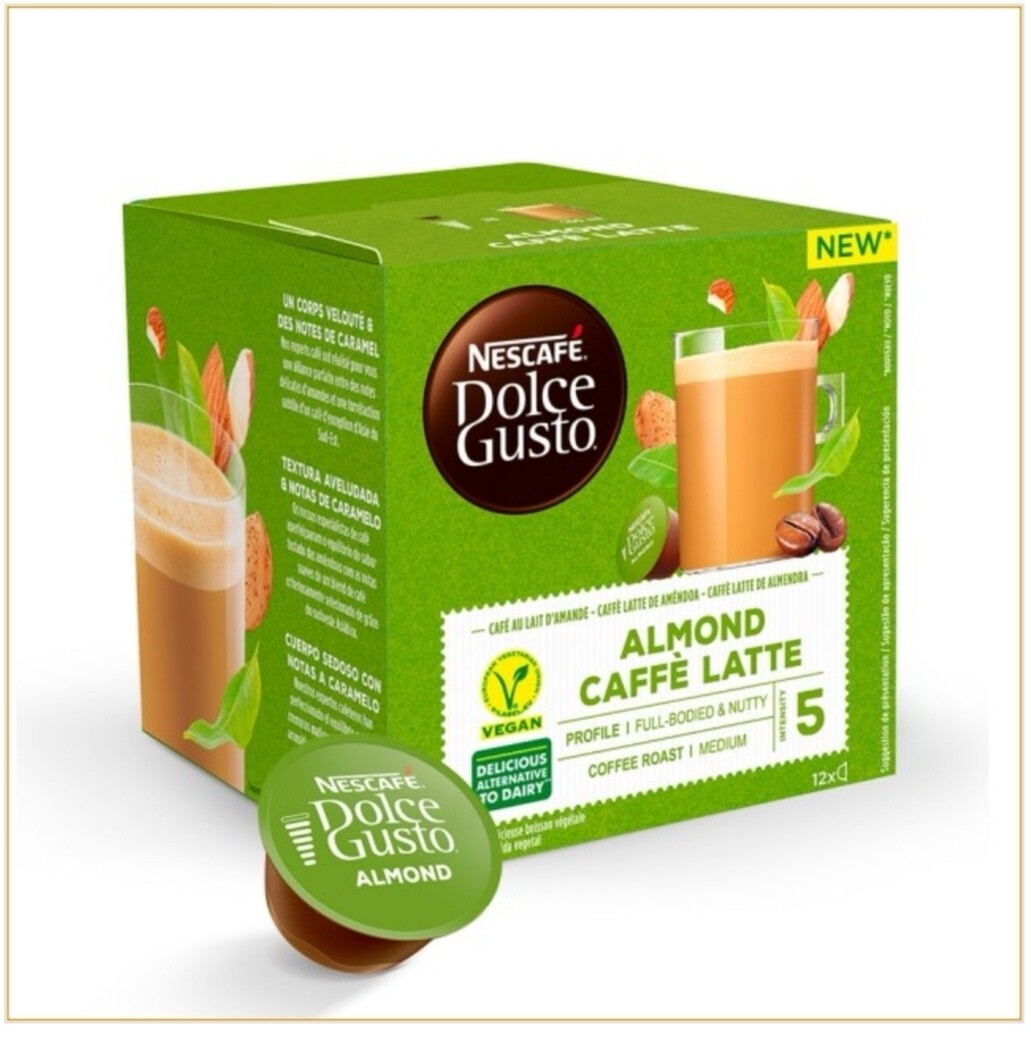 Dolce Gusto Pack 12 càpsules Almond Caffe latte