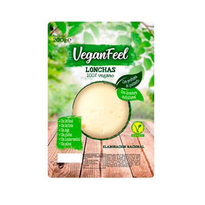 GARCÍA BAQUERO queso en lonchas 100% vegetal veganfeel 200g
