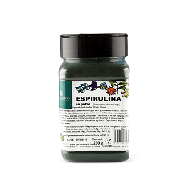 Alga espirulina polvo bote 200gr
