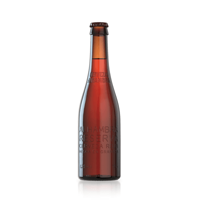ALHAMBRA cerveza roja reserva 4 bot x 33cl