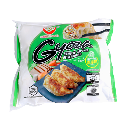 Gyozas vegetales congeladas AUTHENTIC bolsa 600g