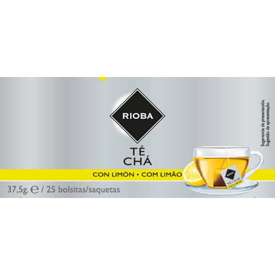 Té con limón RIOBA bolsitas 25 ud