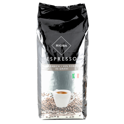 Café en grano silver/arábica RIOBA 3Kg