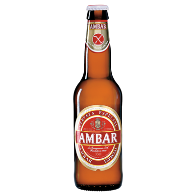 AMBAR Especial sin gluten cerveza 6 bot x 33cl