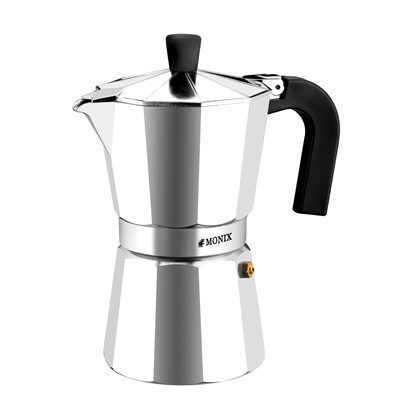 Cafetera vitro aluminio 6 tazas MONIX