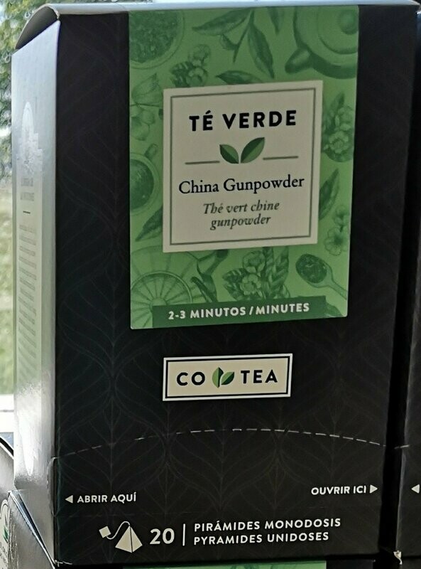 Té verde China gunpowder