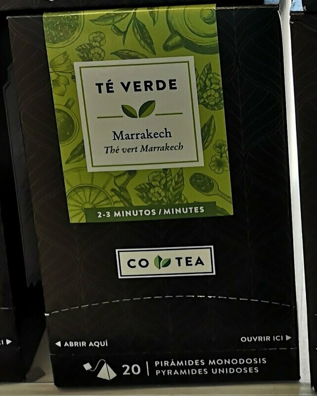Té verde marrakech 20 monodosis